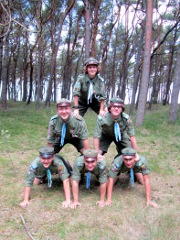 Fotografia: Uczestnicy wakacyjnego obozu, Mrzeżyno-Rogowo