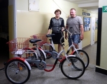 18 lipca 2014 - Przekazanie rowerów rehabilitacyjnych przez Fundację Eco Textil od Was dla Was