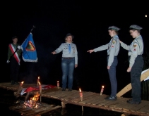 Przyrzeczenie Harcerskie, obóz w Nowej Kiszewie koło Kościerzyny, lipiec 2014
